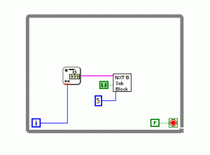 Example program for Sending data on the NXTBee in LVLM