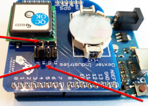 GPS Shield for ARduino Properly Pinned on Pin 10 for the Arduino GPS Shield