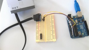 A sensor made from Arduino for the LEGO MINDSTORMS