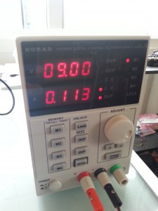 Power Supply Korad we Used to Test EV3 Power Consumption