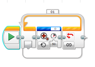 Motors Running on EV3 and measuring power consumption