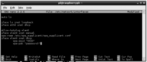 RPi_Network_Command_line_with_PSK_and_SSID