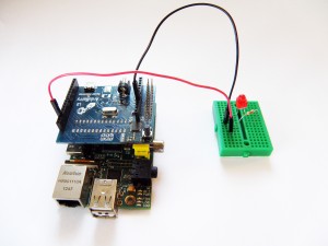 Arduberry and Raspberry Pi Project Blink
