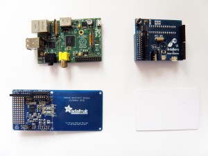 Raspberry Pi and Near Field Communication Shield