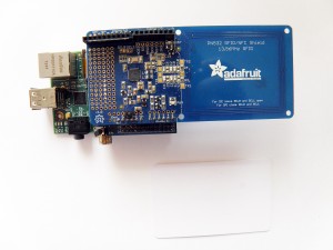 Raspberry Pi and Adafruit Near Field Communication Shield for Arduino