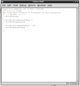 Motor_Example_In_Raspberry_Pi_IDLE