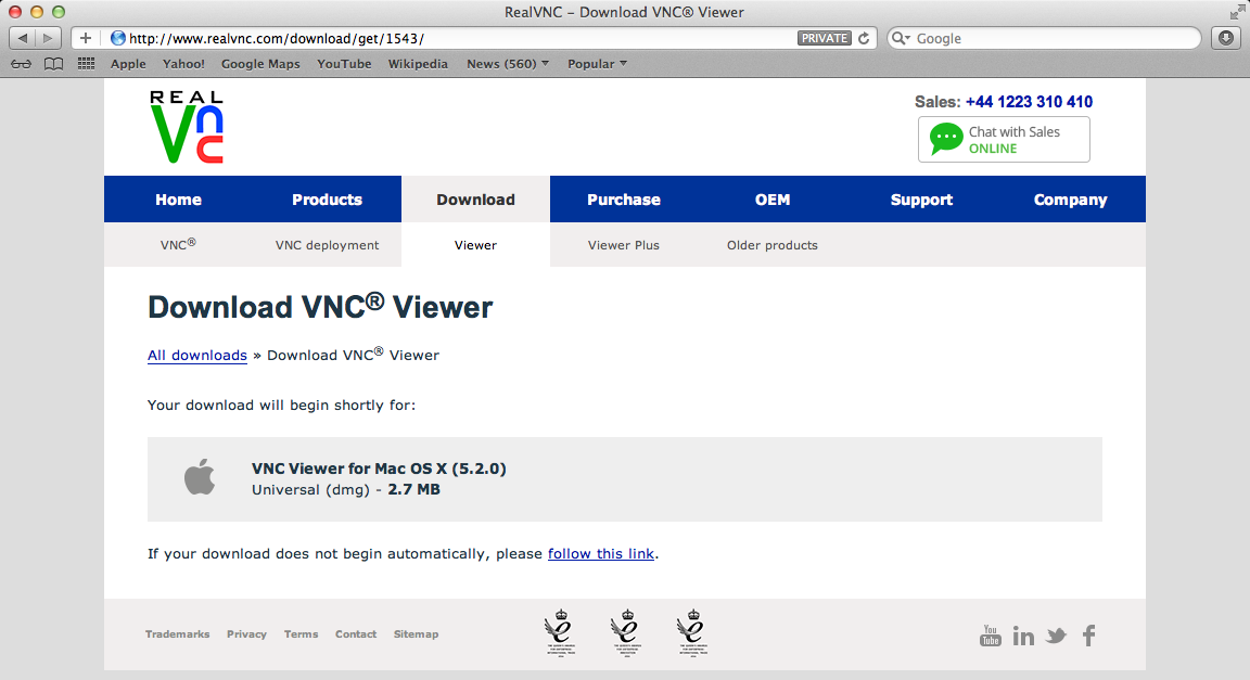 Download the Latest of VNC Viewer