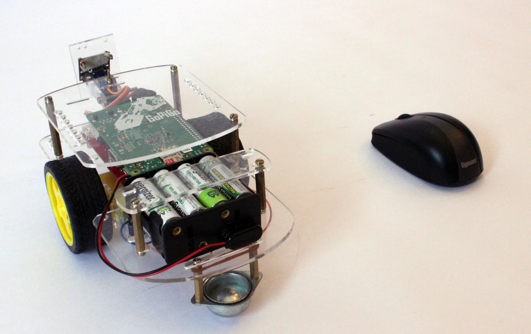 Mouse control of the Raspberry Pi Robot