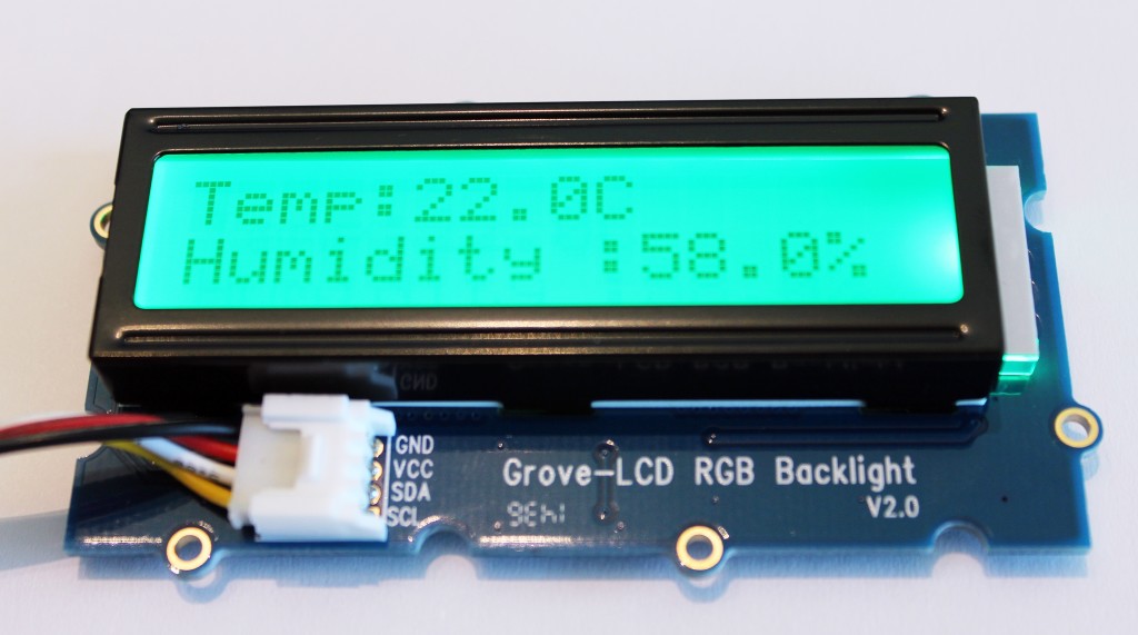 GrovePi Home Weather Station LCD