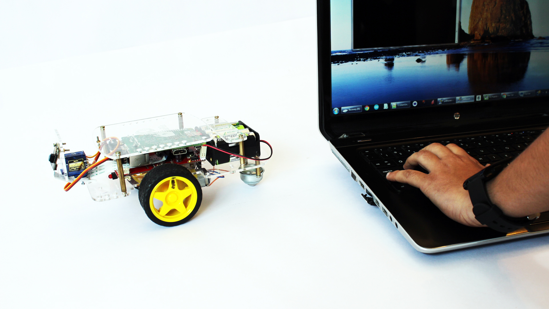 Controlling a Raspberry Pi Robot with a Keyboard