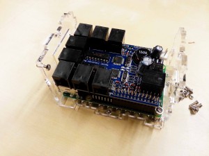 Attach the BrickPi to the Raspberry Pi B+.