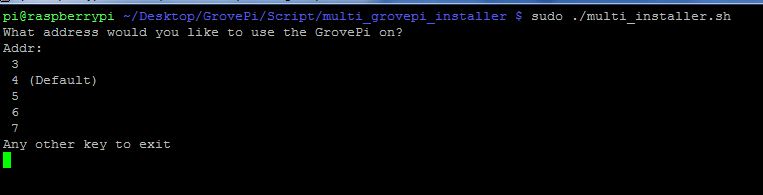 Run the multi GrovePi script