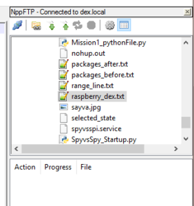 Raspberry Pi Notepad++ notepad-select-a-file