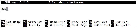 Editing hostnames in boot directory Raspbian For Robots