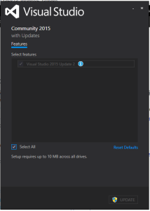 Install_Visual_Studio_Update-2-for_the_GrovePi-Starting