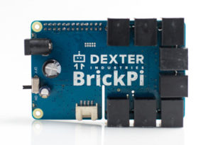 BrickPi3 board standing front