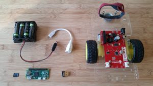 Parts Needed to Make the Raspberry Pi Zero into a Robot!
