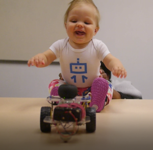 Happy baby with google cloud vision Baby and Robot That Reads Emotions