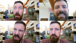 Testing emotional robots on Google Cloud Vision