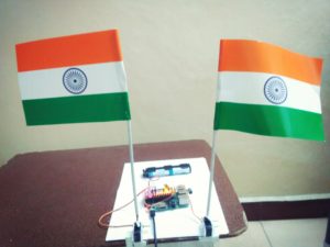 Raspberry Pi Servo Flag Waiver