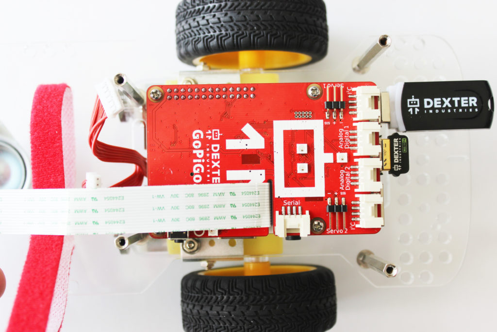 Attach the Camera or the Distance Sensor to the GoPiGo3 Raspberry Pi Robot