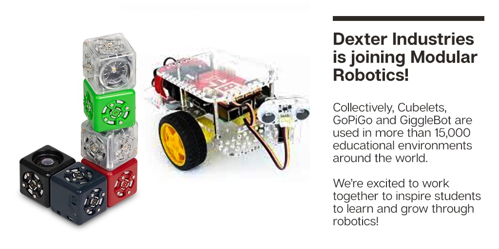 Dexter Industries Acquired by Modular Robotics