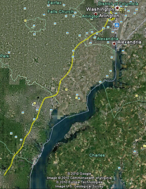 GPS Travels on I-95 with the Mindstorms NXT