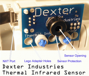 Layout for the Thermal Infrared Sensor For Mindstorms NXT