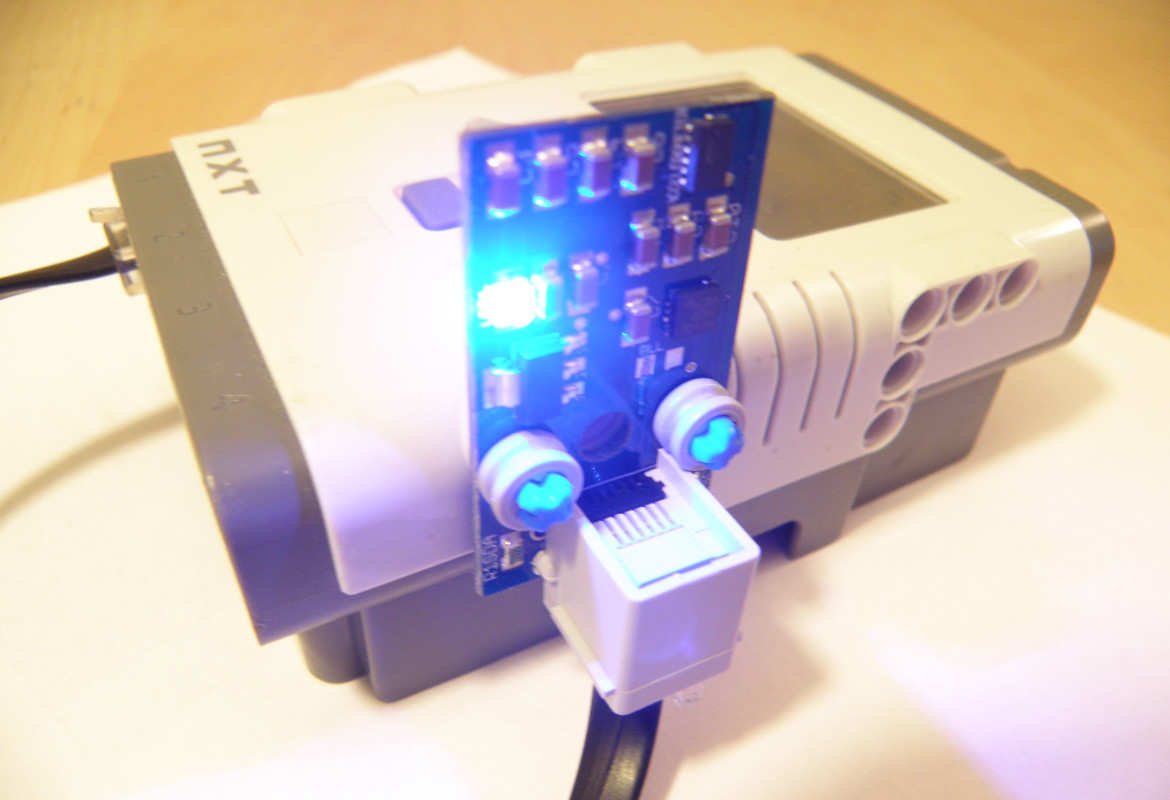 The Dexter Industries Mindstorms NXT Gyroscope and Accerlerometer Sensor