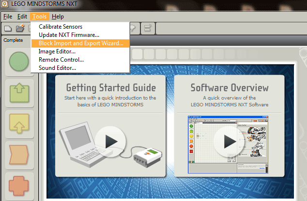 How-to LEGO MINDSTORMS NXT 3rd Party Blocks software for NXT-G