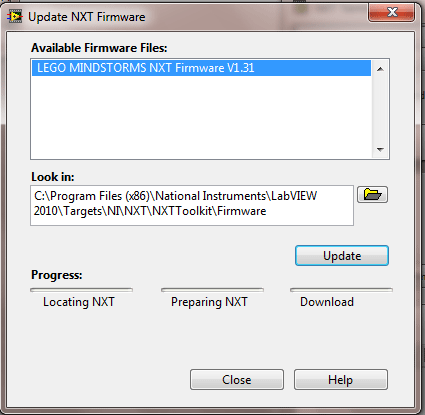 Mængde af Diskret Betjening mulig Labview Tutorial: NXTBee in Labview for LEGO MINDSTORMS (LVLM)