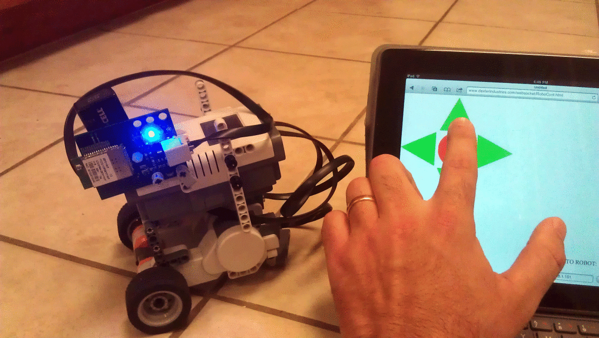 NXT controlled by an iPad