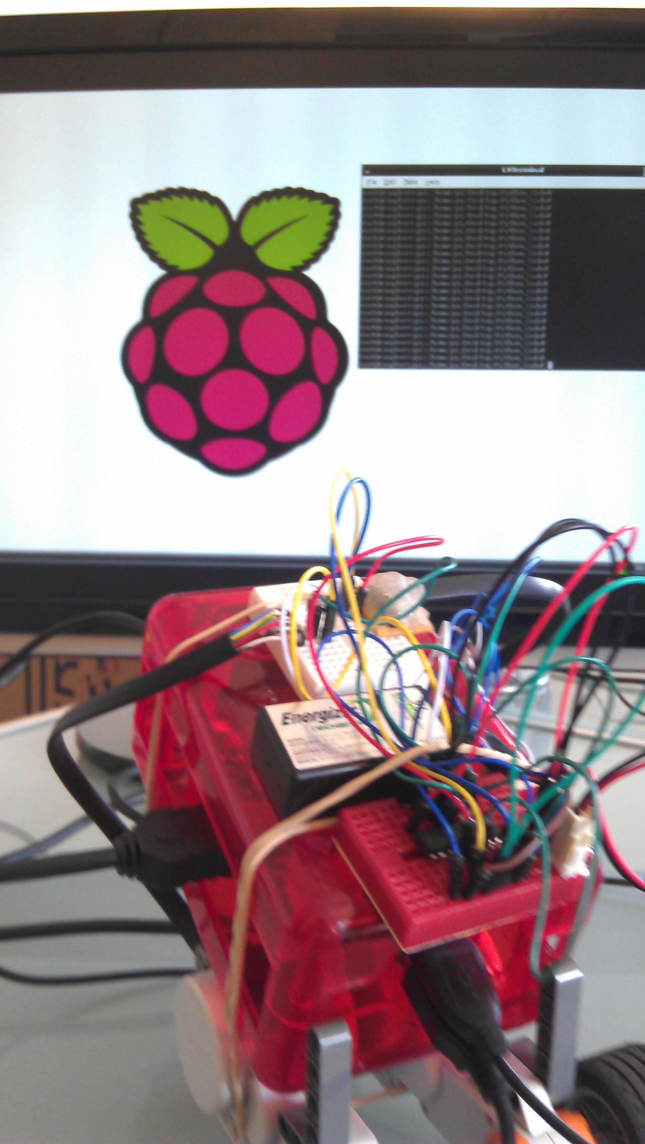 LEGO MINDSTORMS Motors with Raspberry Pi (BrickPi 0.1) - Dexter Industries