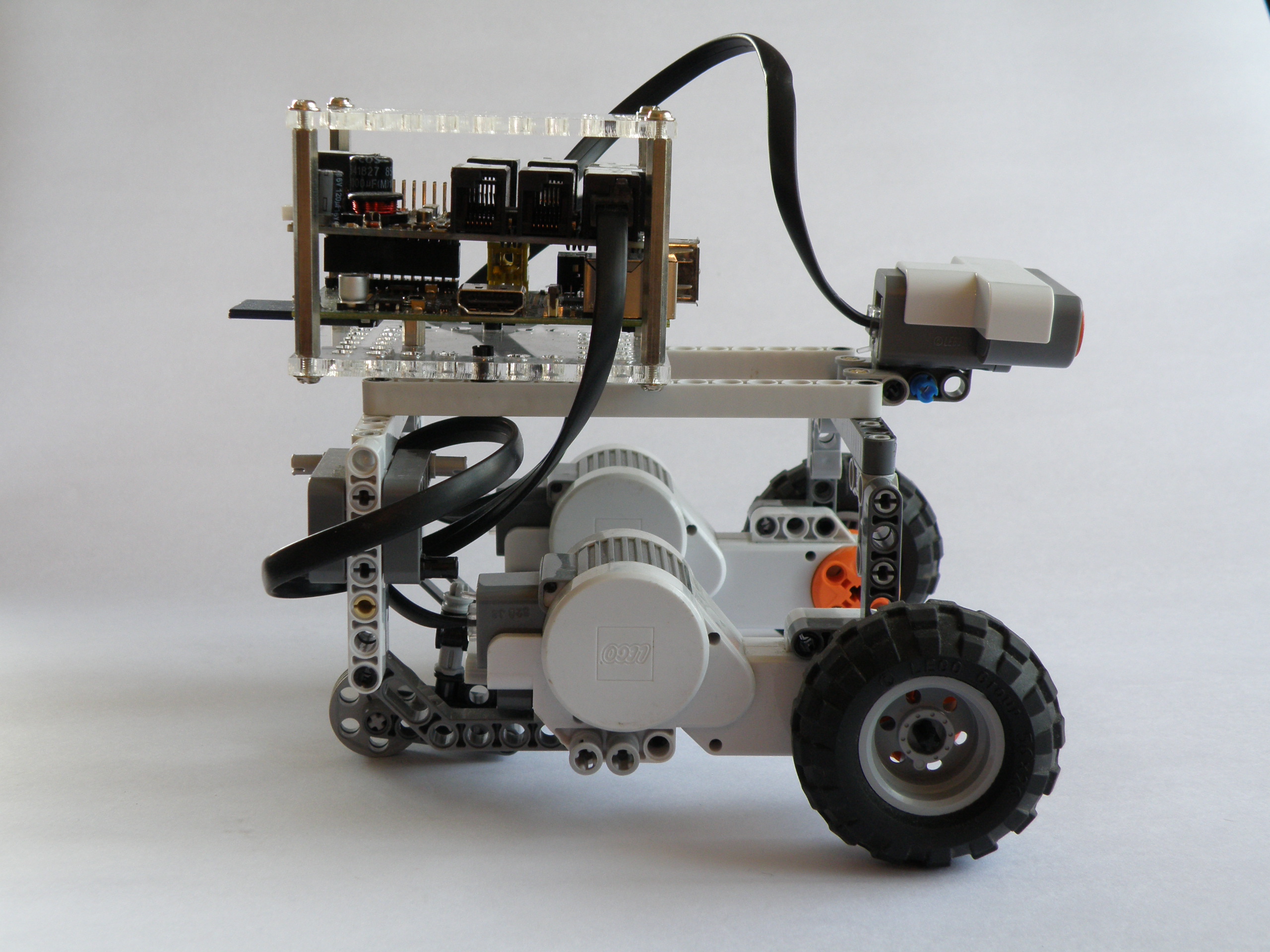 mudder Fighter Tropisk Raspberry Pi Wifi Car with LEGO