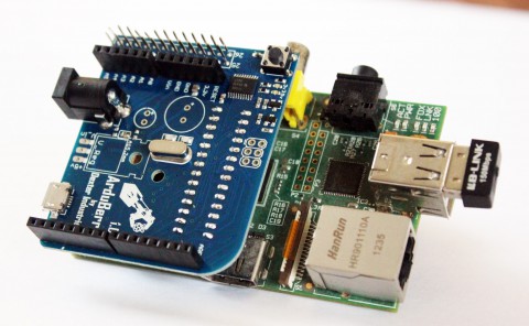 Arduberry for connecting the Arduino and Raspberry Pi