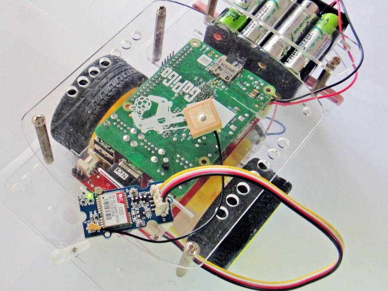 GPS Guided GoPiGo Robot