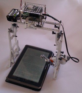 BrickPi Kindle Bookreader