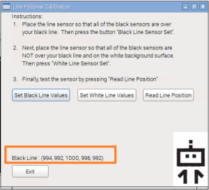 Line_Follower_Calibration_Program-Set_Black