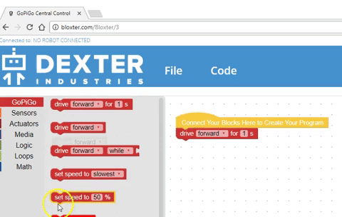 Kritisk Junior Kiks Bloxter: A Language for Learning Coding With Robots